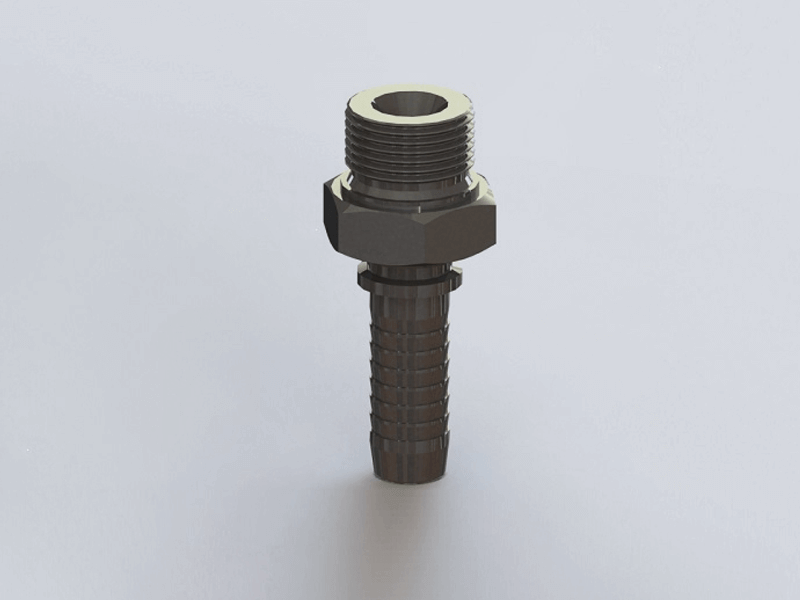 Two-Piece Crimp Hose Fitting
