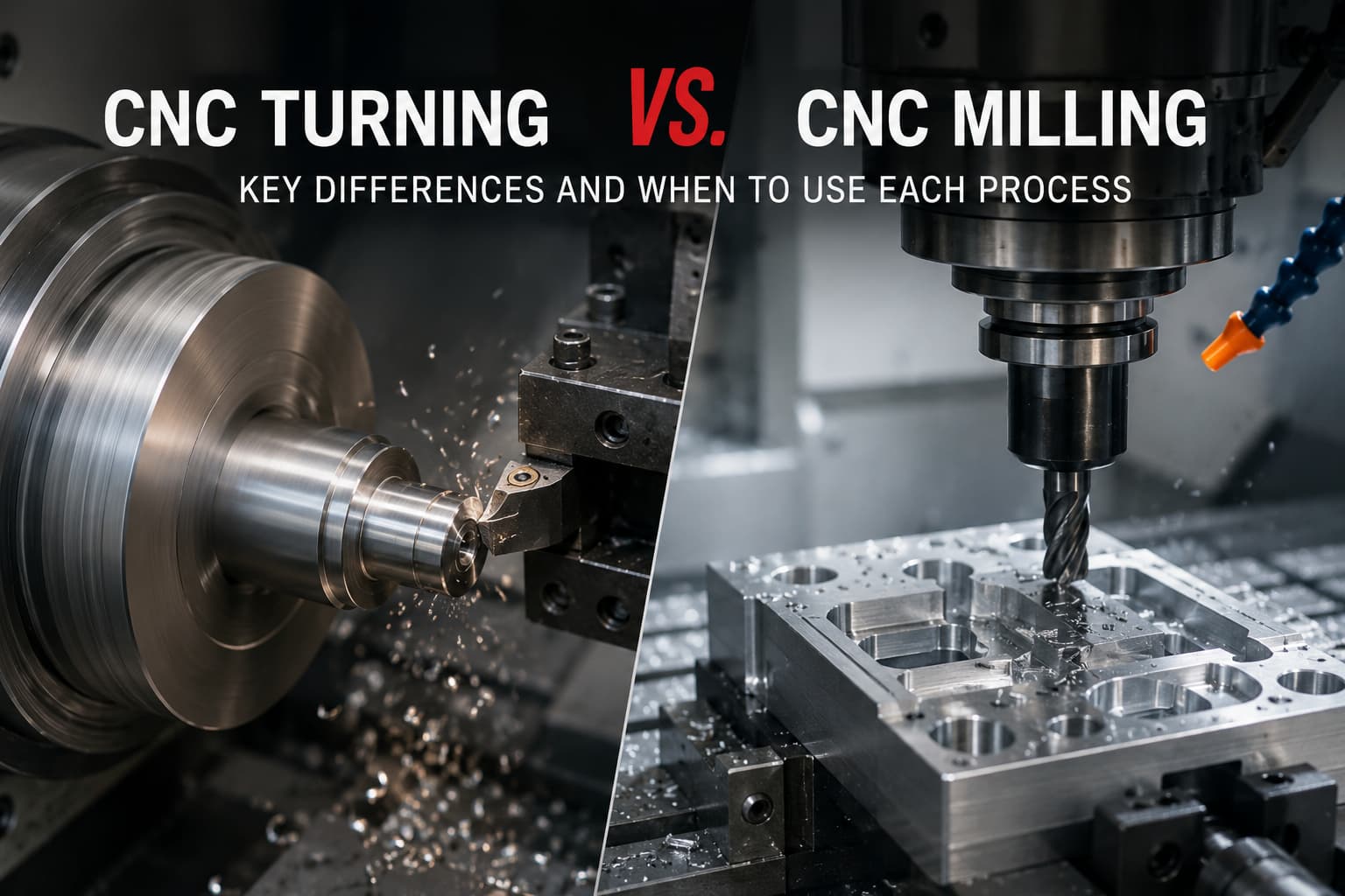 CNC Turning vs. Milling: Key Differences and When to Use Each Process
