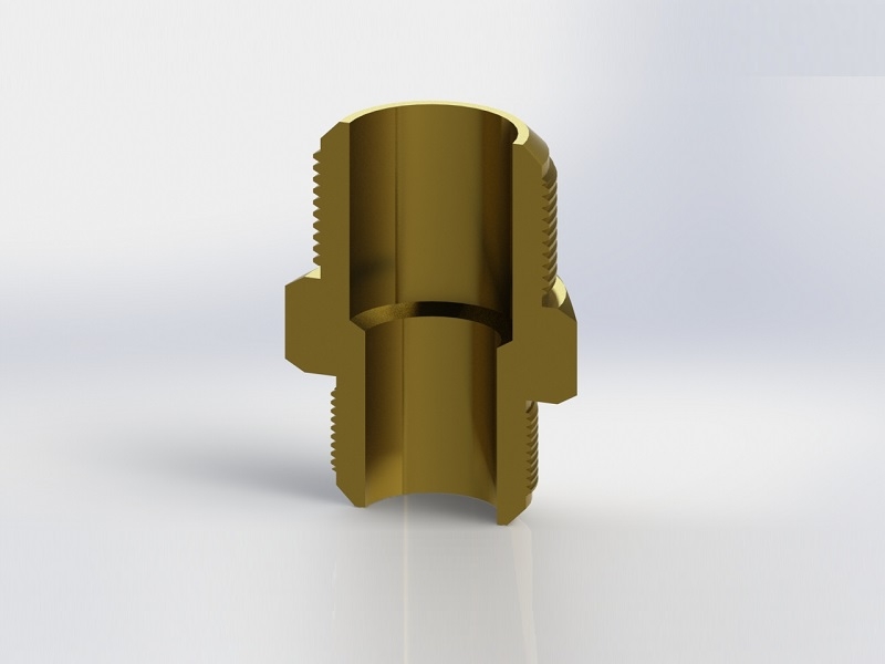 SAE 45° Flare Male to Male